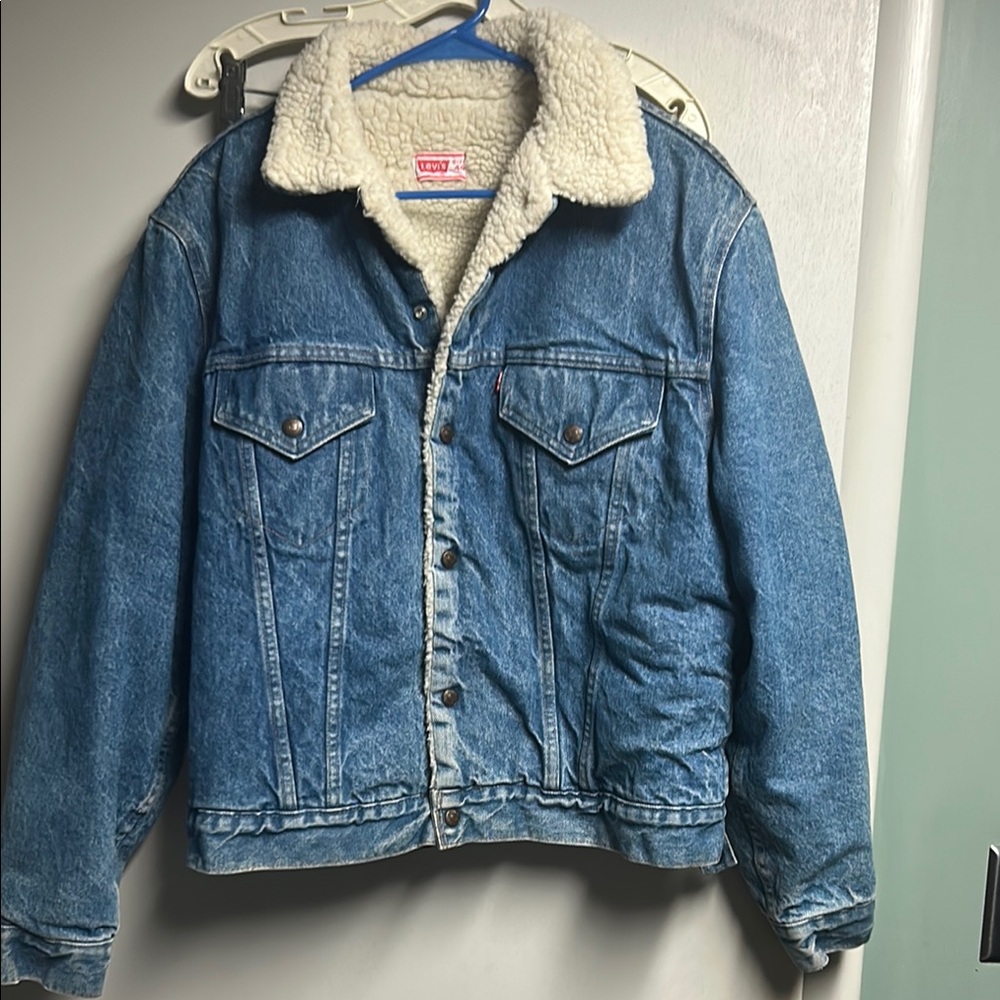 Vintage Levi’s Denim Sherpa Lined Jacket